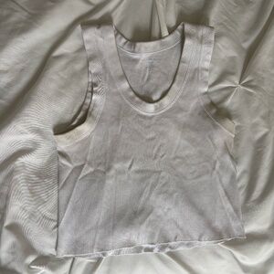 brandy Melville white Connor tank